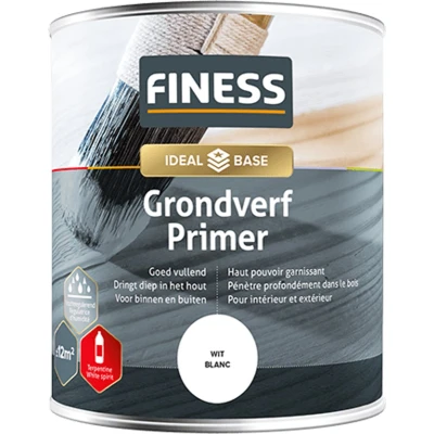 Afbeelding van Finess Grondverf 750 Ml Wit
