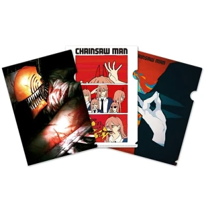 Afbeelding van Sakami Merchandise Chainsaw Man Clearfile 3 Set Stationery