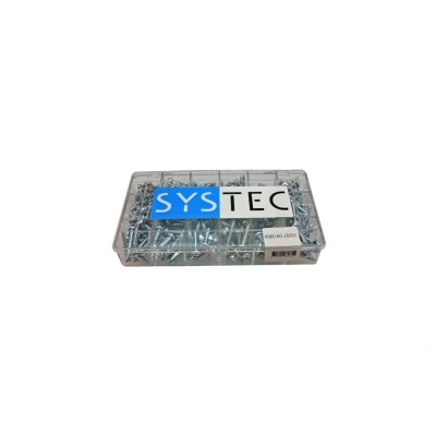 Afbeelding van SYSTEC assortimentskoffer plaatschroeven cilinderkop 18 maten din7981 (500 delig)