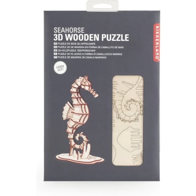 Afbeelding van 3D Puzzel Van Hout Zeepaardje