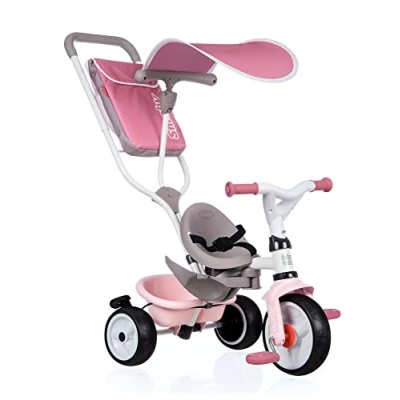 Image de Tricycle baby Smoby Balade Plus Rose