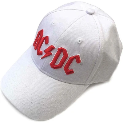 Afbeelding van AC/DC Red Logo Baseball pet Wit