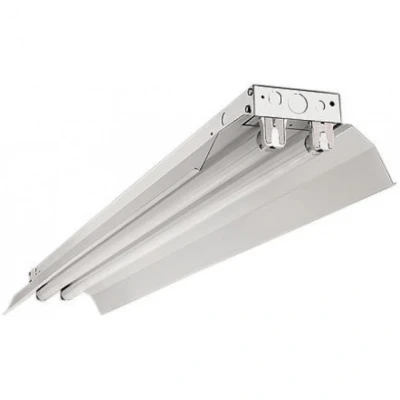 Afbeelding van Dubbel armatuur met trog incl. Hoge Lumen Led buizen 120cm