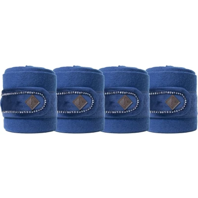 Afbeelding van Kentucky Bandages Polar Fleece Velvet Pearls Navy Full Agradi.be