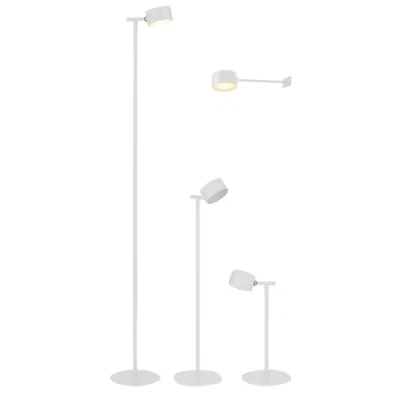 Afbeelding van Northpoint 3 in 1 led leeslamp met accu, dimbaar, flexibel als staande lamp, tafel en wandlamp, warmwit licht (3000 K), voor binnen buiten