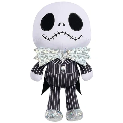 Afbeelding van Just Play Disney 100 Years of Wonder Jack Skellington Grote knuffel, officieel gelicentieerd speelgoed voor kinderen vanaf 2 jaar