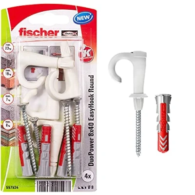 Afbeelding van Fischer DuoPower 8x40 EasyHook Round K (4) Plugassortiment 557924 1 set(s)