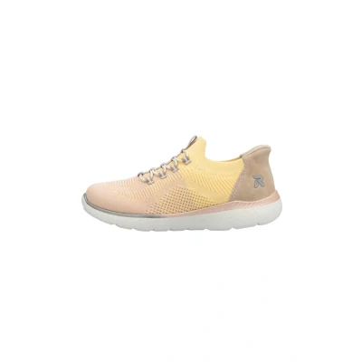 Afbeelding van Rieker Sport Sneakers laag, Dames, Maat: 37, Gelb Textiel