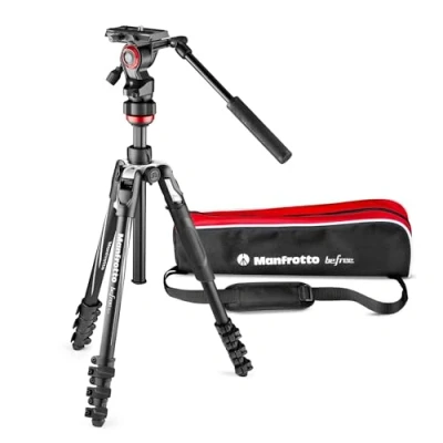 Afbeelding van Manfrotto MVKBFRL LIVE tripod Digitaal/filmcamera 3 poot/poten Zwart, Zilver
