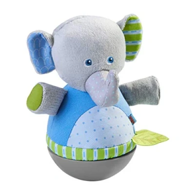 Afbeelding van HABA Stehauffigur Elefant Babyspeelgoed voor kinderen, Maat: One Size, Multi coloured