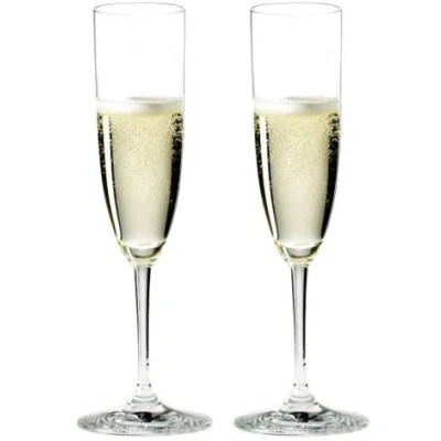 Afbeelding van Riedel Champagne Glazen / Flutes Vinum 2 Stuks