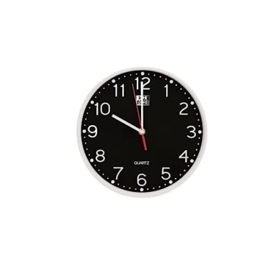 Afbeelding van Oxford Calm, stille wandklok, 25 cm, kleur zwart