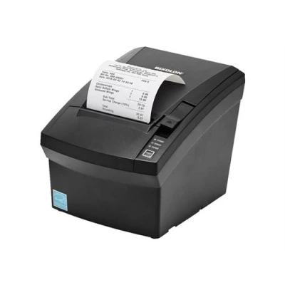 Image de BIXOLON SRP 332II Imprimante de reçus thermique direct Rouleau (8 cm) 203 dpi jusqu&#039;à 220 mm/sec USB 2.0, LAN, série outil coupe noir