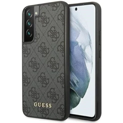 Afbeelding van Guess Hoesje Hard Case 4G Logo Metal Zwart Geschikt voor Samsung Galaxy S23