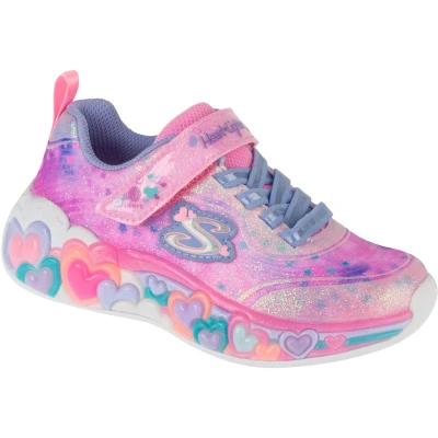 Afbeelding van Skechers Eternal Heart Lights lichtgevende sneakers voor meisjes, Roze, 33 EU