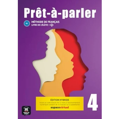 Afbeelding van PRET A PARLER,4 LIVRE DE L&#039;ELEVE (ED.HYBRIDE)