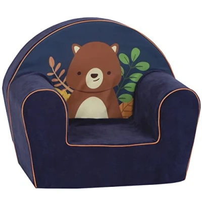 Afbeelding van knorrtoys.com Knorr Toys 68379 Happy Bear kinderstoel, donkerblauw
