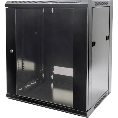 Afbeelding van Intellinet 711937 19inch patchkast (b x h d) 570 770 450 mm 15 HE Zwart (RAL 9005)