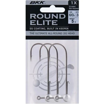 Afbeelding van BKK Round Elite Classic Bait Keeper Loodkop 5g (3 stuks) #1/0 Loodkoppen