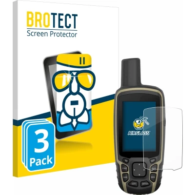 Afbeelding van BROTECT Screenprotector voor Garmin GPSMAP 65 Folie Beschermfolie Beschermglas transparant (3 Stuks)