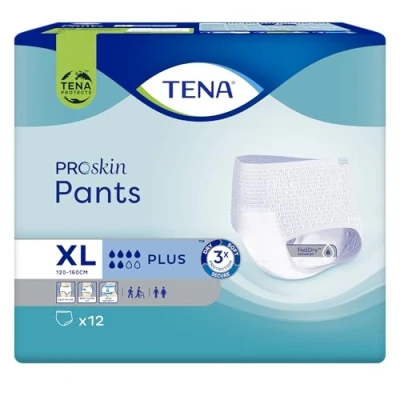 Afbeelding van TENA ProSkin Pants Plus Incontinentiebroekjes Extra Large 12 stuks