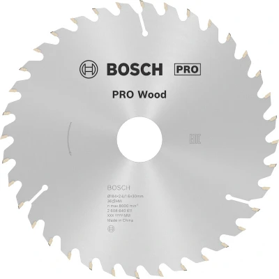 Afbeelding van Bosch Accessories Optiline 2608640611 Hardmetaal cirkelzaagblad 184 x 30 2.6 mm Aantal tanden: 36 1 stuk(s)
