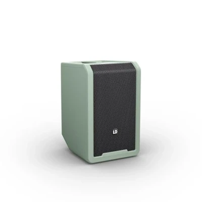 Afbeelding van LD Systems ANNY 8 Draagbare Bluetooth PA luidspreker met batterij en mixer, avonturengroen