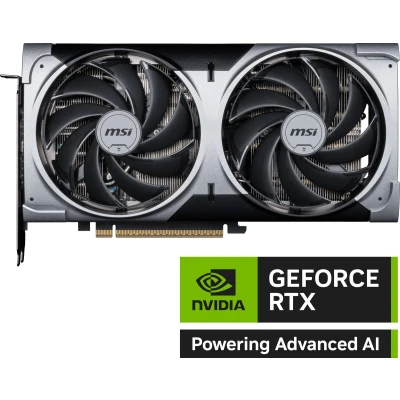 Afbeelding van MSI NVIDIA GeForce RTX 5070 12G VENTUS 2X OC Videokaart 12GB GDDR7 PCIe 5.0 1x HDMI 2.1b 3x DisplayPort 2.1a