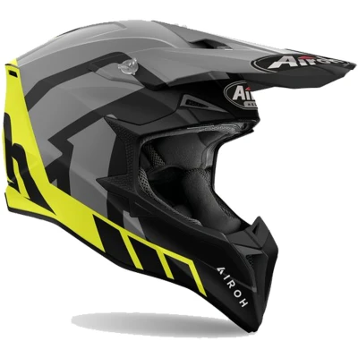 Afbeelding van Airoh Wraaap 22.06 Reloaded Yellow Grey XL Maat Helm