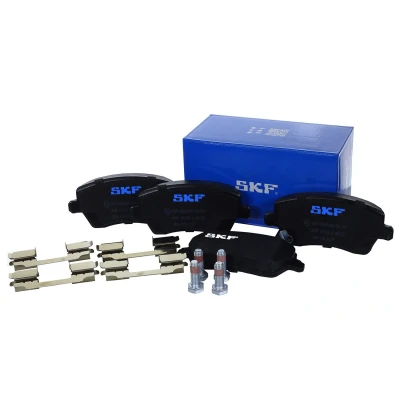 Afbeelding van SKF VKBP 80128 A Remblokkenset Met akoestische slijtagewaarschuwing toebehoren SUZUKI: SWIFT 3, Splash, NISSAN: Micra 4, IV Hatchback