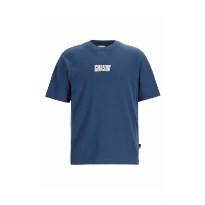 Afbeelding van CHASIN&#039; Regent Tshirt print, Heren, Maat: XL, Blue