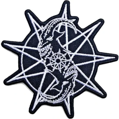 Afbeelding van Slipknot Goat Star Patch Zwart