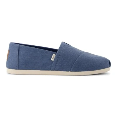 Afbeelding van TOMS Alpargata Cloudbound platte mocassins voor dames, refibra leisteen blauw