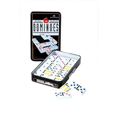 Afbeelding van Longfield Games Domino Dubbel 6 Blik