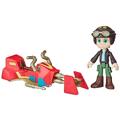 Afbeelding van Star Wars Nash Durango figuur en speeder bike voertuig op schaal 10 cm, kleuterspeelgoed voor meisjes jongens, vanaf 3 jaar