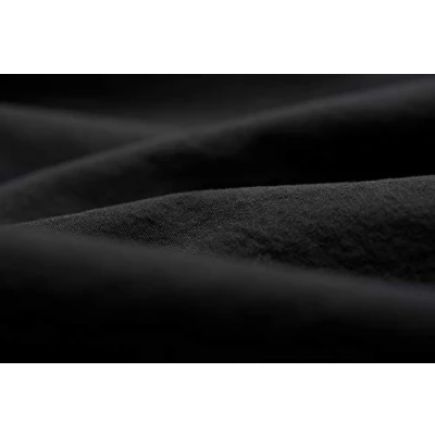 Afbeelding van L1NK STUDIO Negro Bedlaken voor superkingsize bed, 200 cm, 100% katoen, percal, draaddichtheid 200, effen kleuren