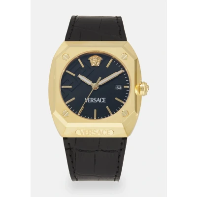 Afbeelding van Versace Antares VE8F00224 Horloge Leer Zwart Ø 42.5 mm