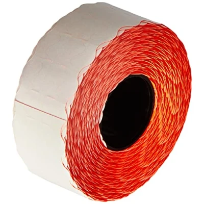 Afbeelding van Avery Av Rplp1226 Prijstangetiketten Permanent 10 Rollen Rood