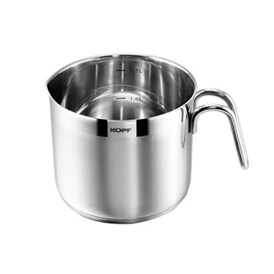 Afbeelding van Kopf 124658 melkpan Josie Ø 14 cm hoogte 12 1,5 liter roestvrij staal
