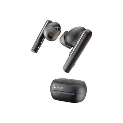 Afbeelding van Poly Voyager Free 60+ UC M Carbon Black Earbuds + BT700 USB C adapter oplaadcase met touchscreen