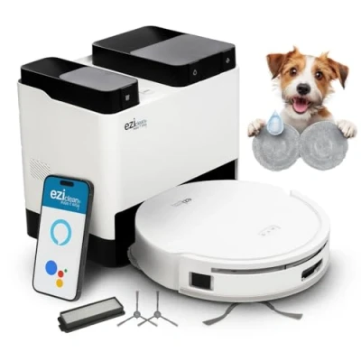Image de Aspirateur Robot EziClean All in One Z12 Ultra Blanc