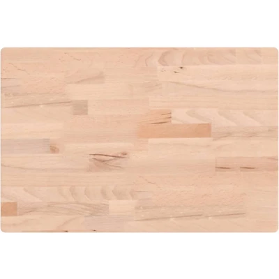 Afbeelding van vidaXL Wastafelblad 60x40x2,5 cm massief beukenhout