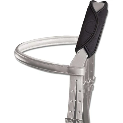 Afbeelding van Waldhausen Hoofdriembeschermer Gel Zwart 28cm