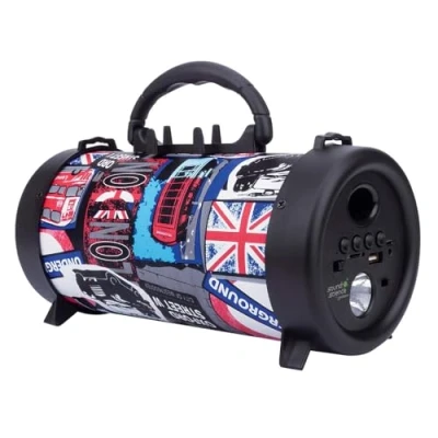 Afbeelding van Manhattan Products Sound Science Bluetooth luidspreker met zaklamp Draadloze FM USB muziek 3,5 mm jack LDN