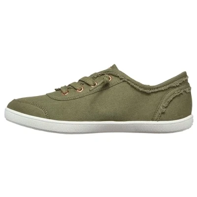 Afbeelding van Skechers Bobs B leuke sneakers voor dames, Olijfgroen
