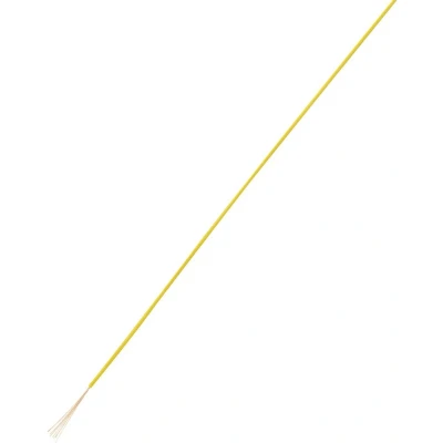 Afbeelding van TRU COMPONENTS 1567813 Draad LiFY 1 x 0.25 mm² Geel 100 m