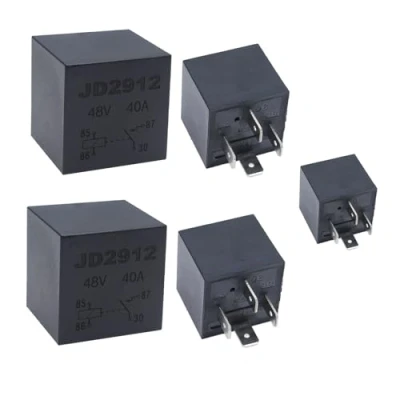 Afbeelding van 5 stuks 48 V 40 A SPST schakelaar en starter met waterdichte behuizing voor de auto