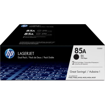 Afbeelding van HP 85A (CE285AD) Toner Zwart Voordeelbundel 2 pack