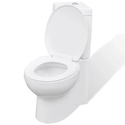 Afbeelding van Toilet hoekmodel keramisch wit