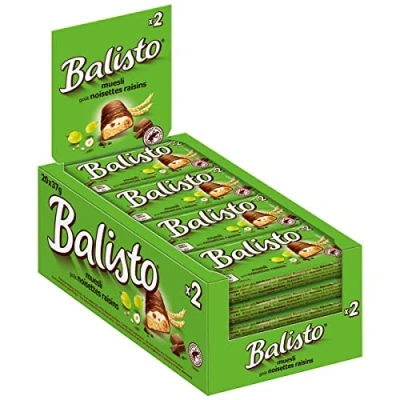Afbeelding van Balisto Muesli Chocolade Reep 37 Gram